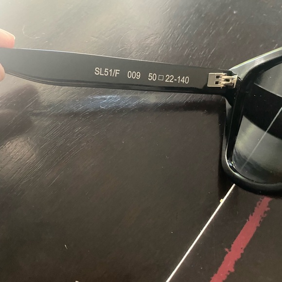 Saint Laurent Black Heart Sunglasses - Picture 5 of 5